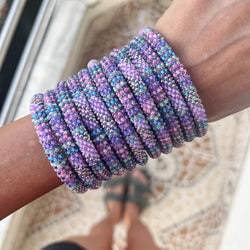 Lilac Sky - LOTUS SKY Nepal Bracelets