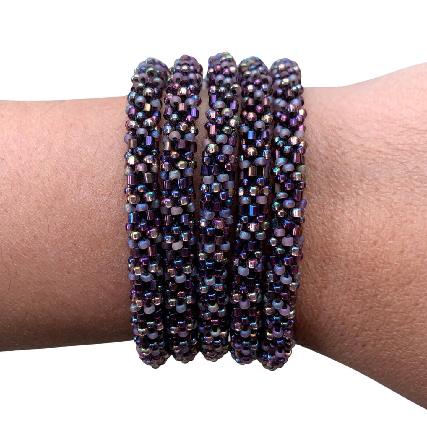 Manifestation Journal "Slender Stacker" Bracelet - LOTUS SKY Nepal Bracelets