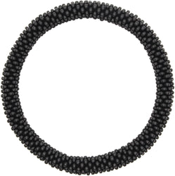 Matte Black Solid - LOTUS SKY Nepal Bracelets