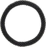 Matte Black Solid - LOTUS SKY Nepal Bracelets