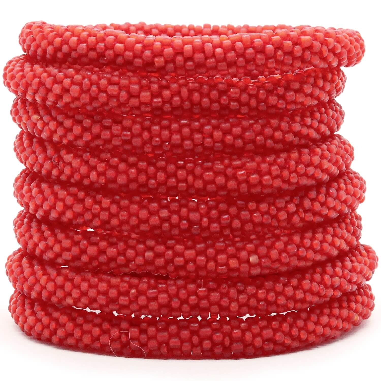 Matte Cherry Solid - LOTUS SKY Nepal Bracelets