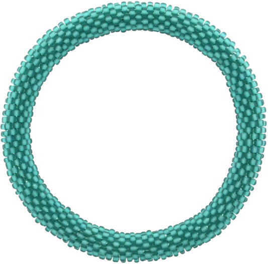 Matte Pine Teal Solid - LOTUS SKY Nepal Bracelets