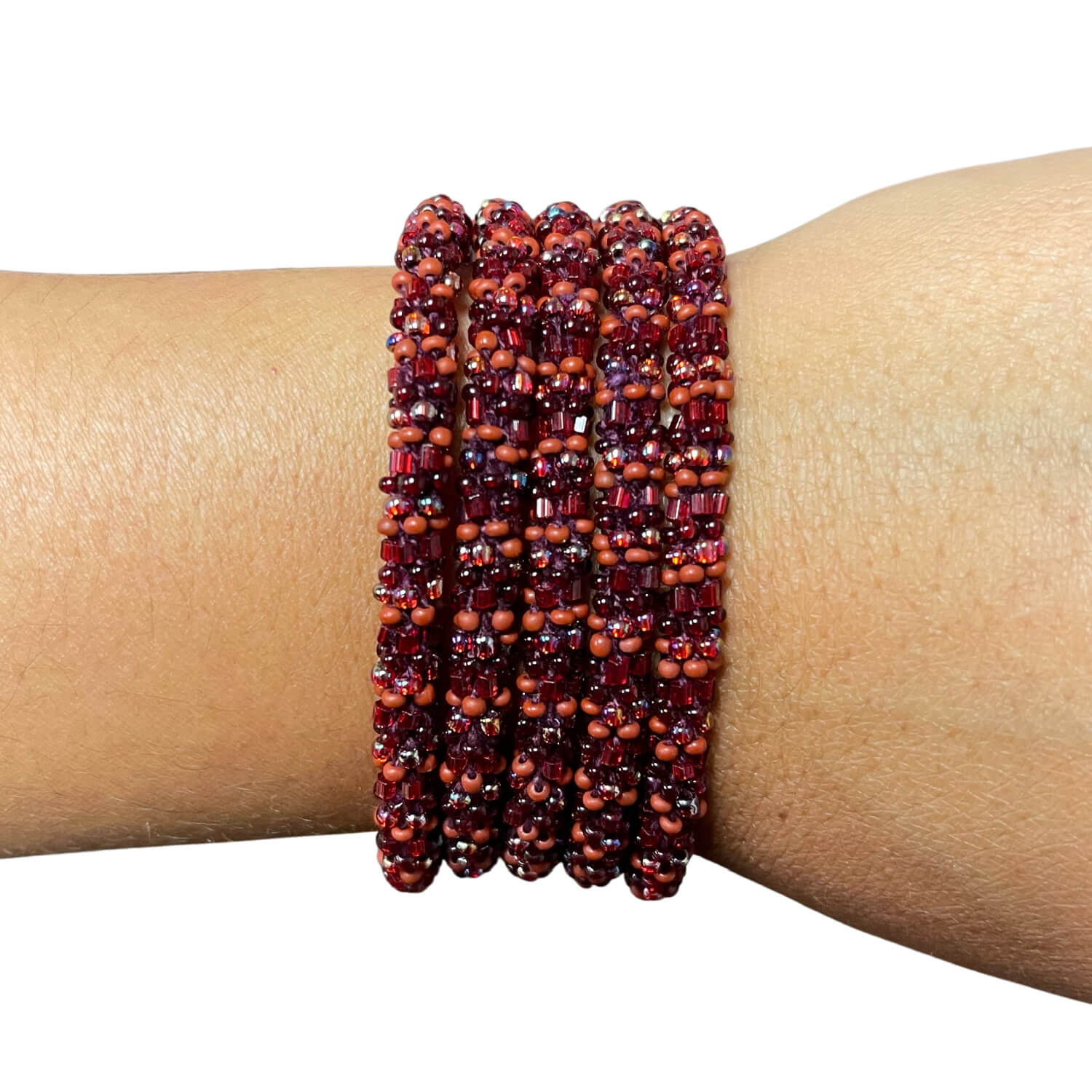Merlot "Slender Stacker" Bracelet - EXTENDED ONLY! - LOTUS SKY Nepal Bracelets