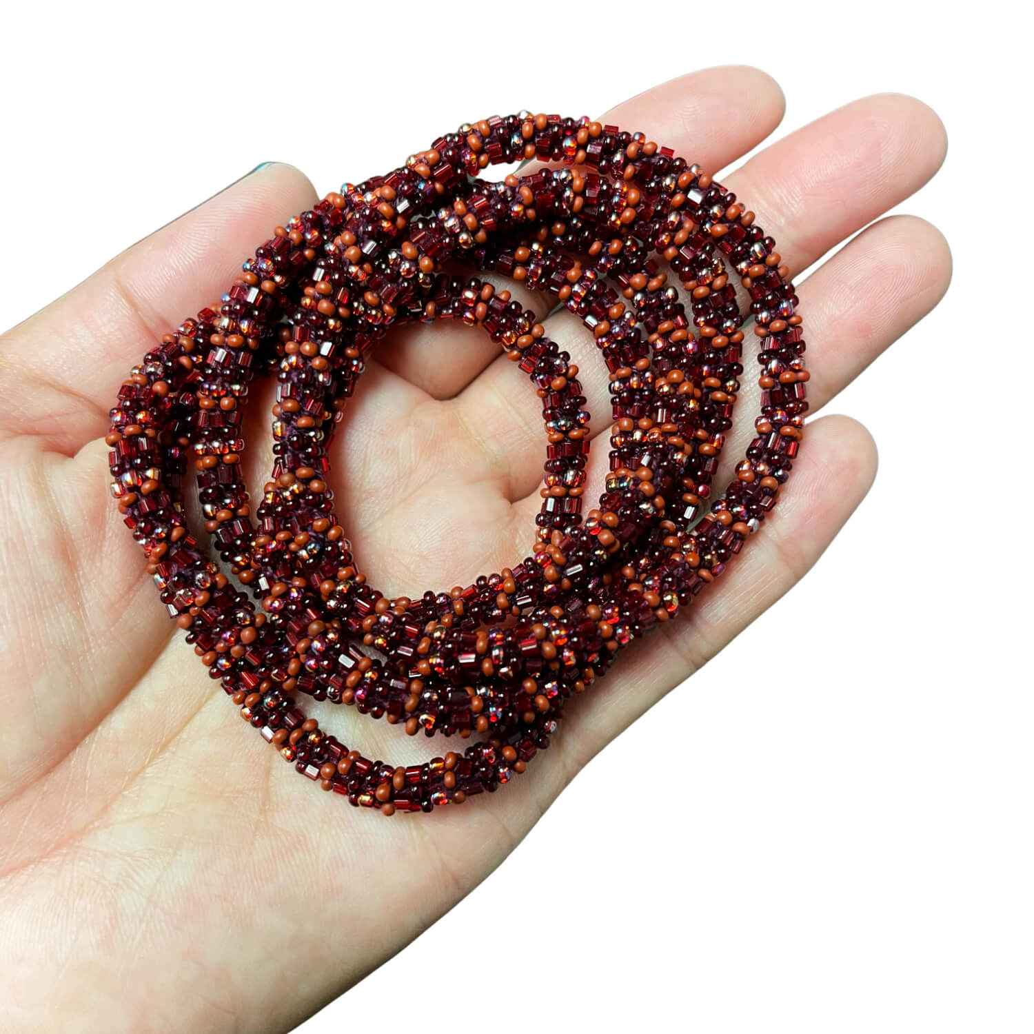 Merlot "Slender Stacker" Bracelet - EXTENDED ONLY! - LOTUS SKY Nepal Bracelets