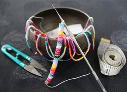 Mexican Textiles - EXTENDED ONLY! - LOTUS SKY Nepal Bracelets