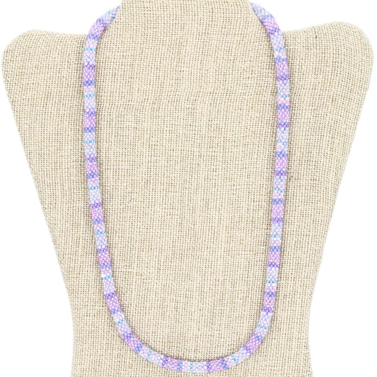 Mystic Petal Textile 24" Single-Layer Necklace - LOTUS SKY Nepal Bracelets