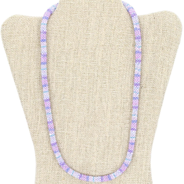 Mystic Petal Textile 24" Single-Layer Necklace - LOTUS SKY Nepal Bracelets