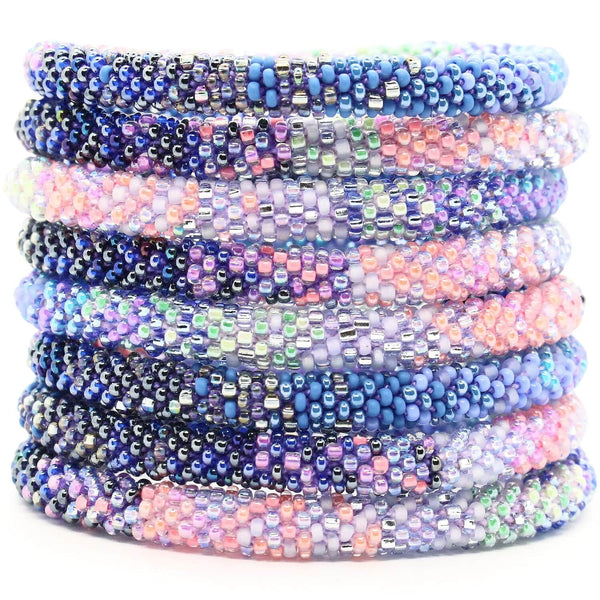 Neon Slinkie Disco Party Ombré - LOTUS SKY Nepal Bracelets
