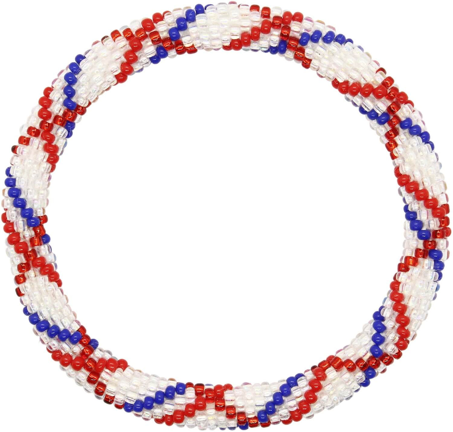 Patriotic Plaid - LOTUS SKY Nepal Bracelets