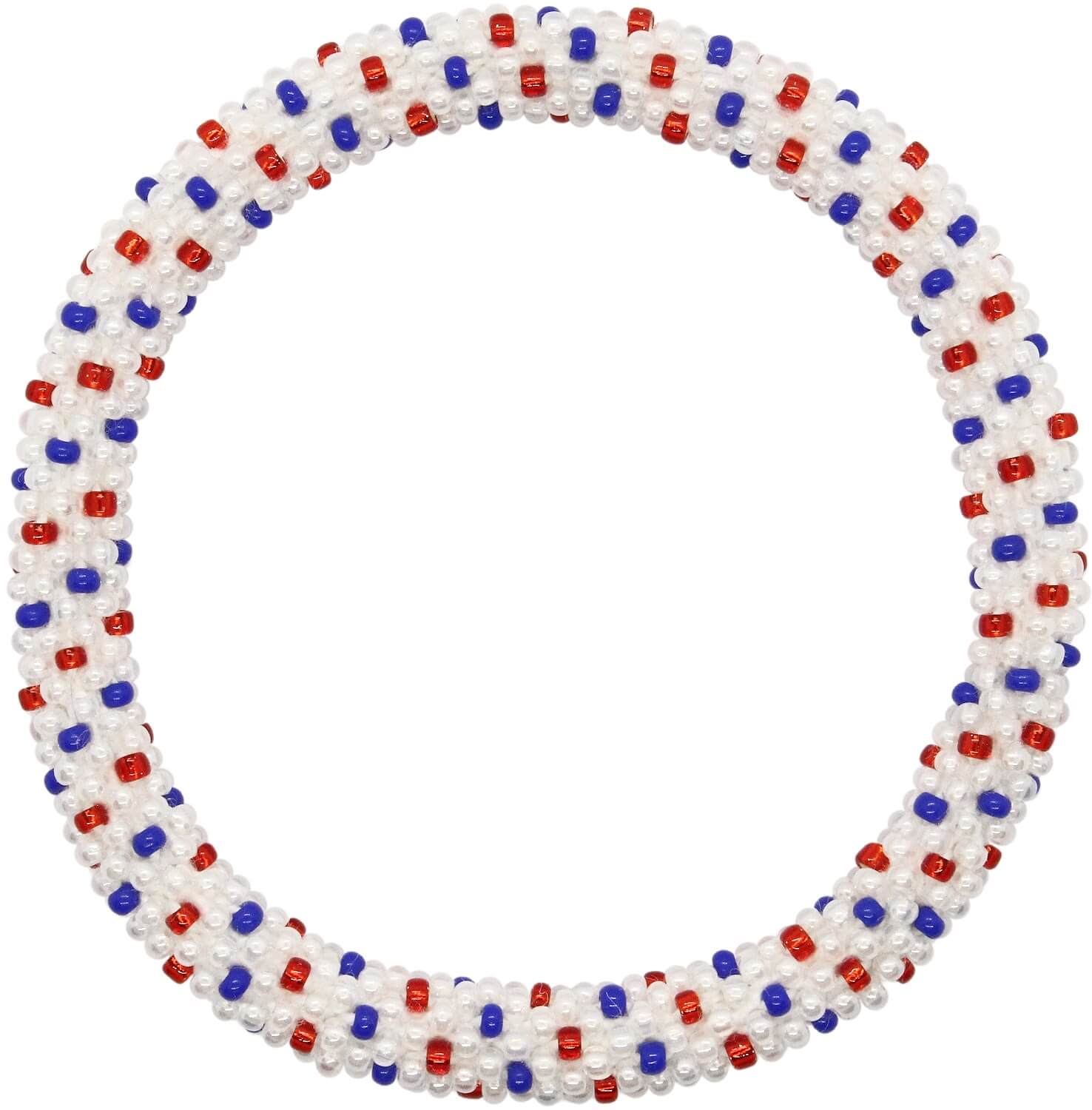 Patriotic Polka Dots - LOTUS SKY Nepal Bracelets