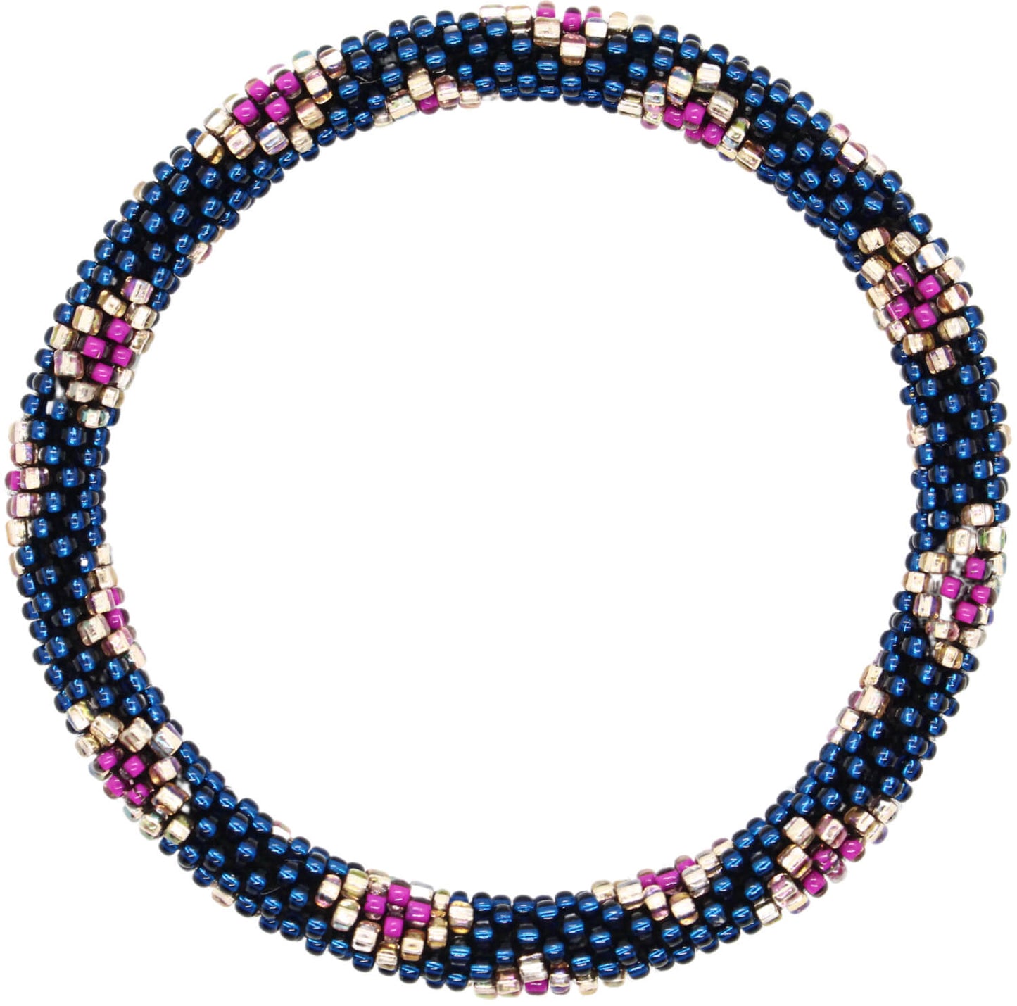 Preppy in Navy - LOTUS SKY Nepal Bracelets