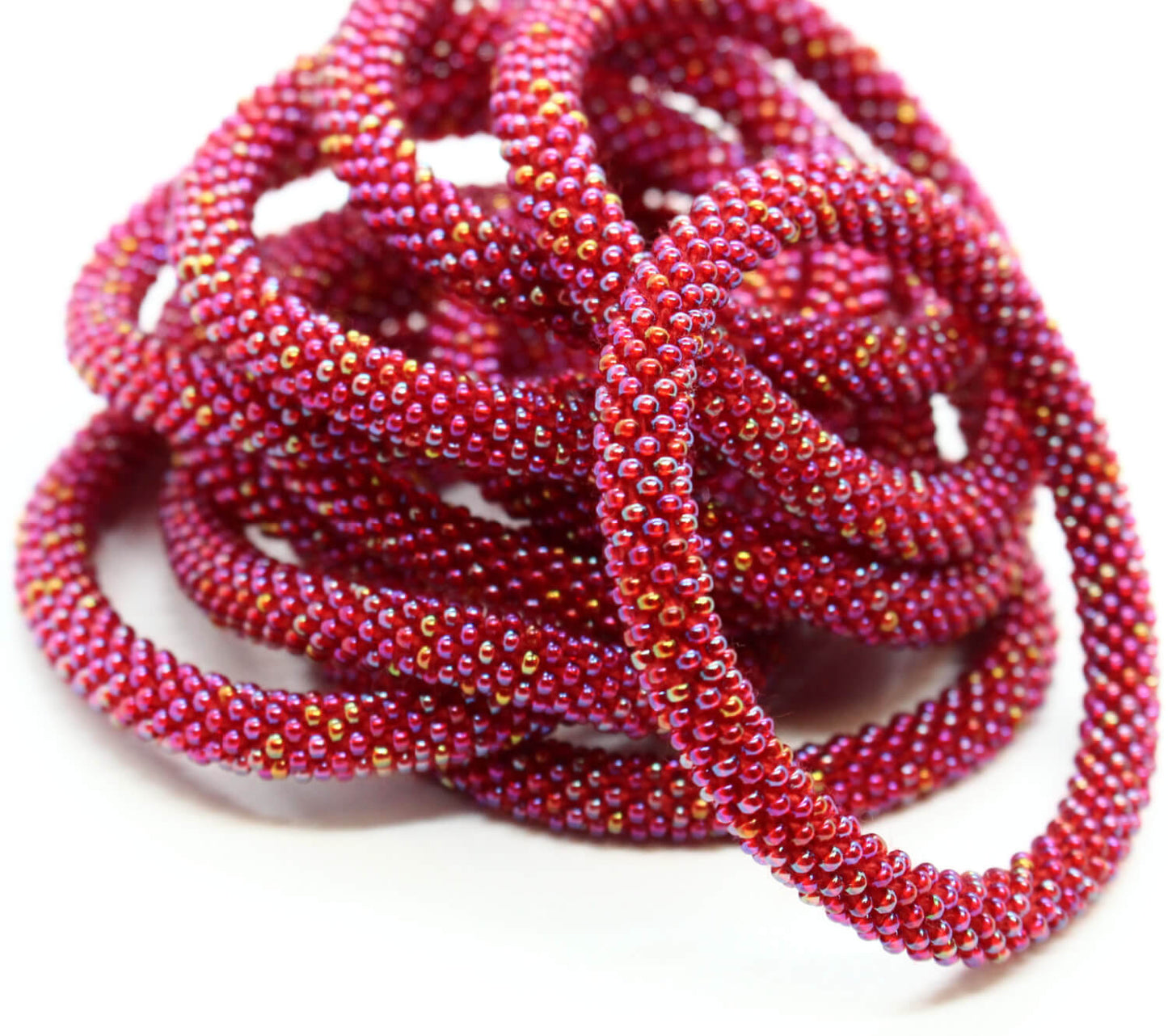 Rainbow Raspberry Solid - LOTUS SKY Nepal Bracelets