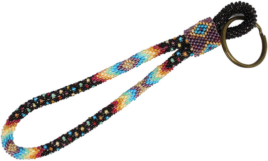 Retro Rainbow Keychain - LOTUS SKY Nepal Bracelets