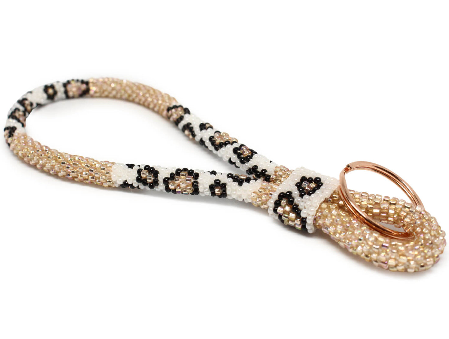 Rose Gold Leopard Keychain - LOTUS SKY Nepal Bracelets