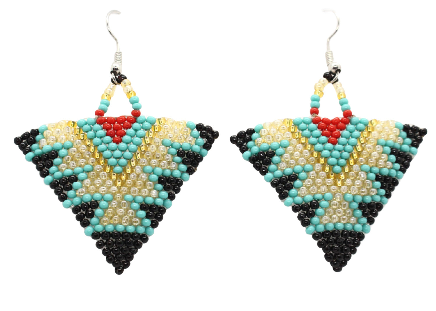 Desert Sand Triangle Earrings - LOTUS SKY Nepal Bracelets