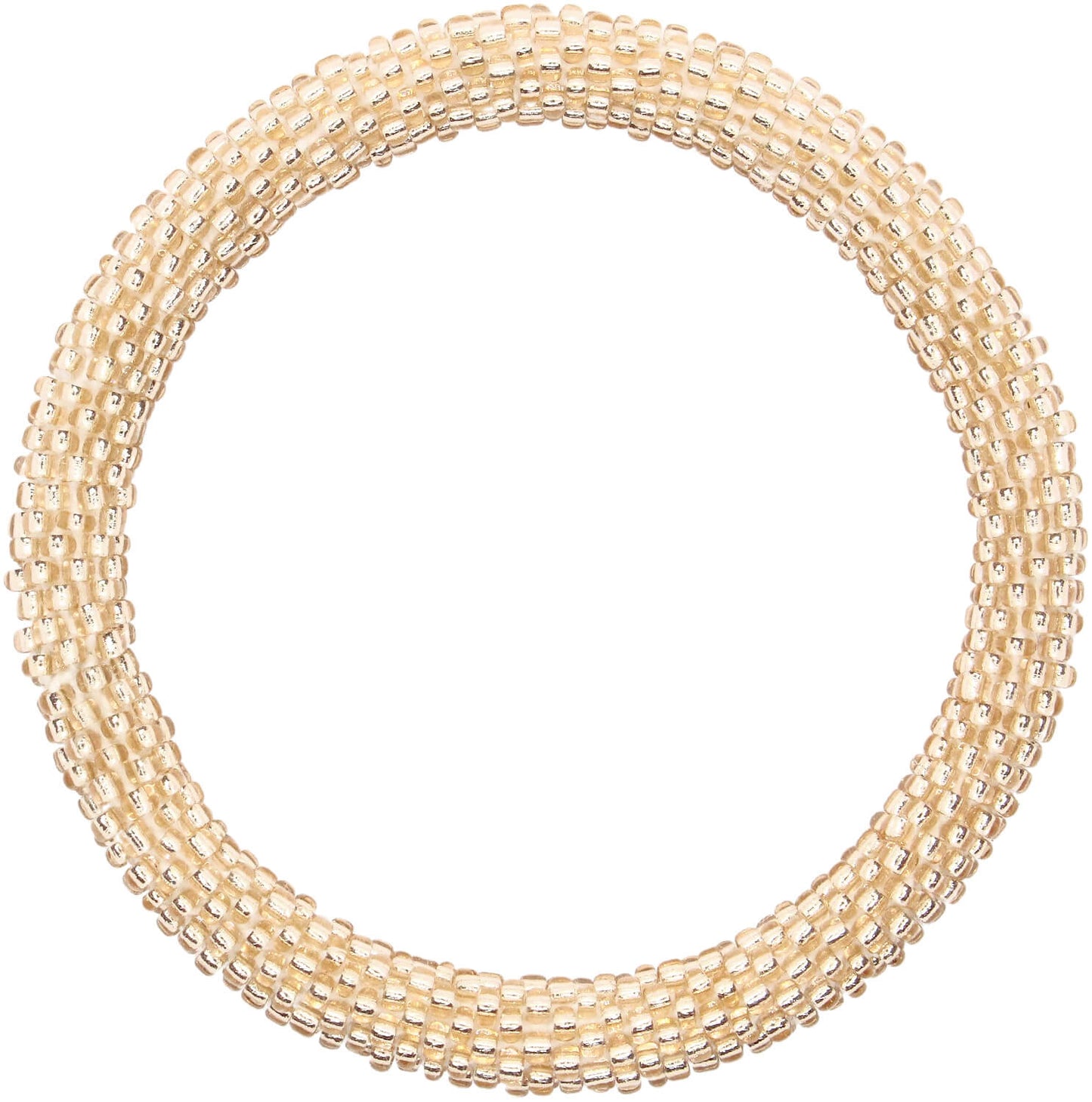 Sparkling Champagne Solid - LOTUS SKY Nepal Bracelets