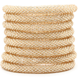 Sparkling Champagne Solid - LOTUS SKY Nepal Bracelets