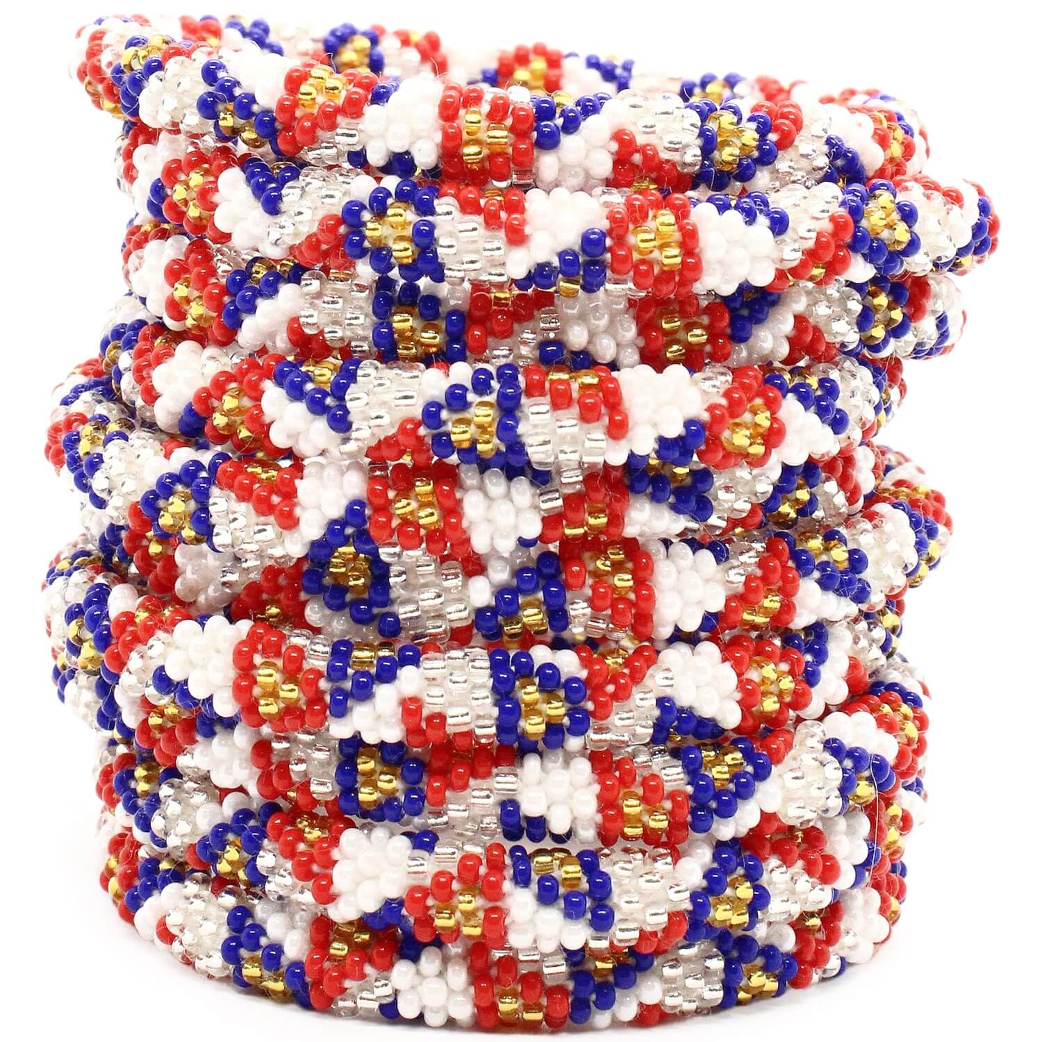 Star Spangled - LARGE ONLY! - LOTUS SKY Nepal Bracelets