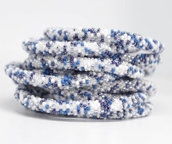 Sun Bleached Denim - LOTUS SKY Nepal Bracelets