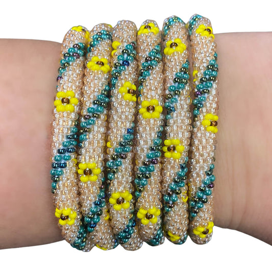 Sunflower Fields - LOTUS SKY Nepal Bracelets