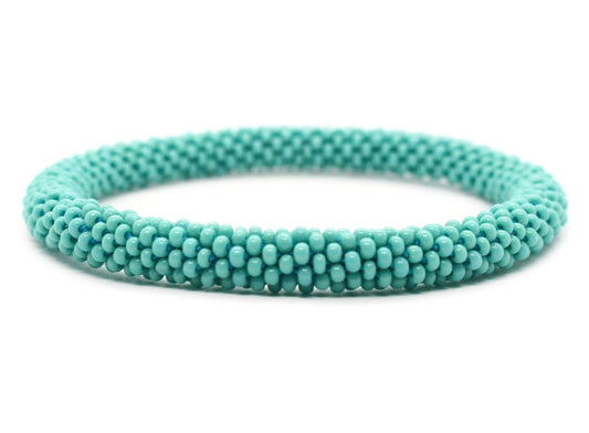 Tipsy Teal Solid - LOTUS SKY Nepal Bracelets