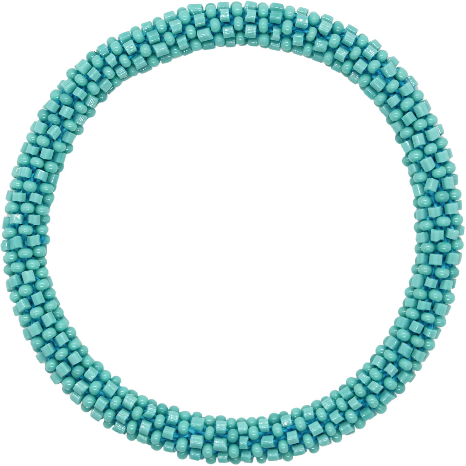 True Teal Semisolid - LOTUS SKY Nepal Bracelets