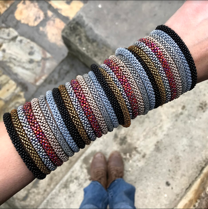 Dark Unicorn Slender Stacker - LOTUS SKY Nepal Bracelets