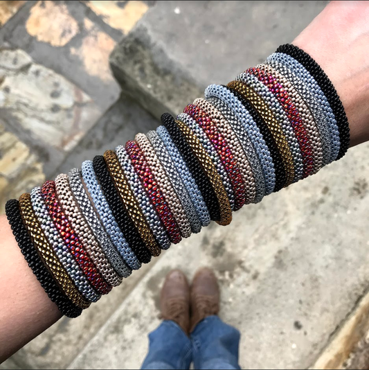 Dark Unicorn Slender Stacker - LOTUS SKY Nepal Bracelets