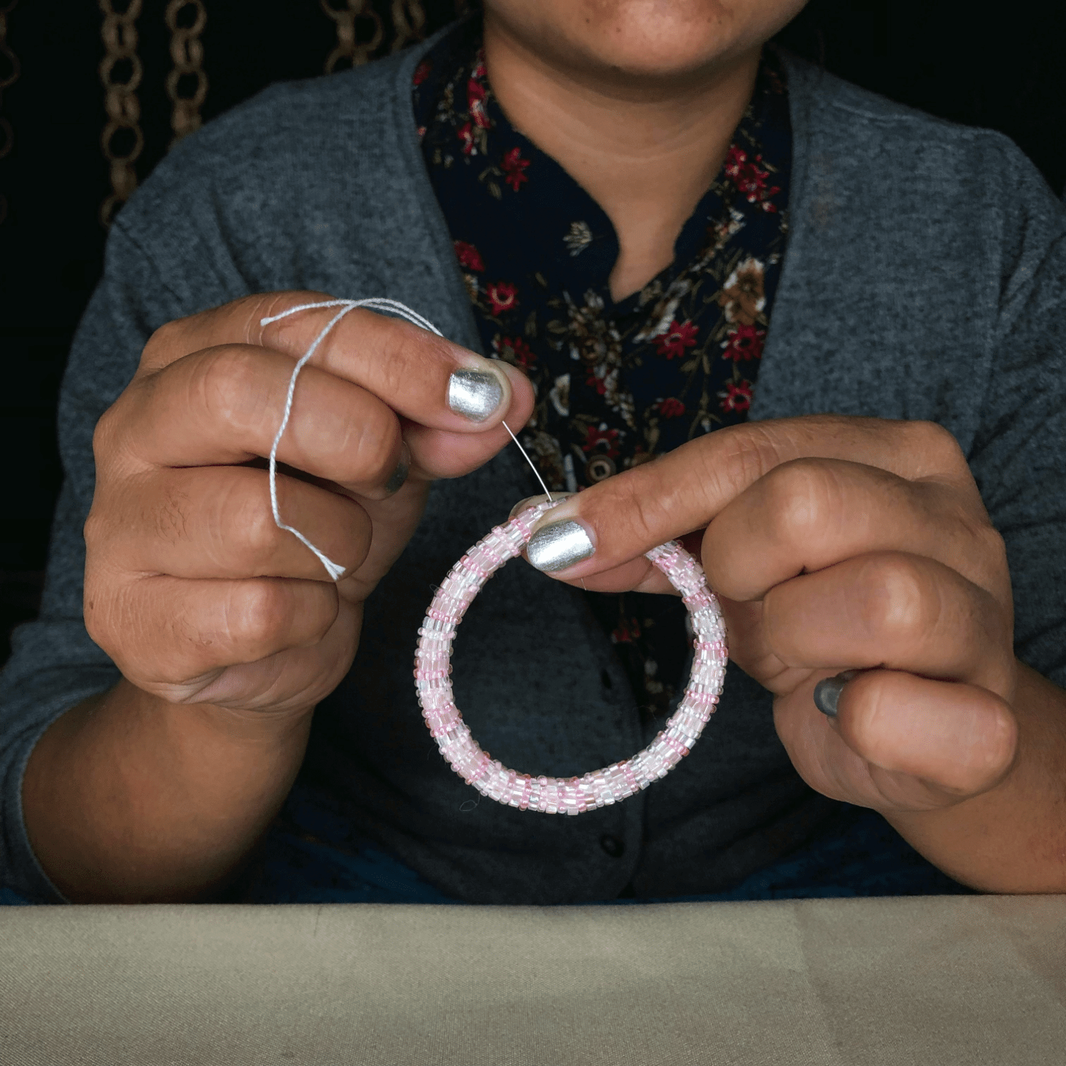 Rose Quartz - LOTUS SKY Nepal Bracelets